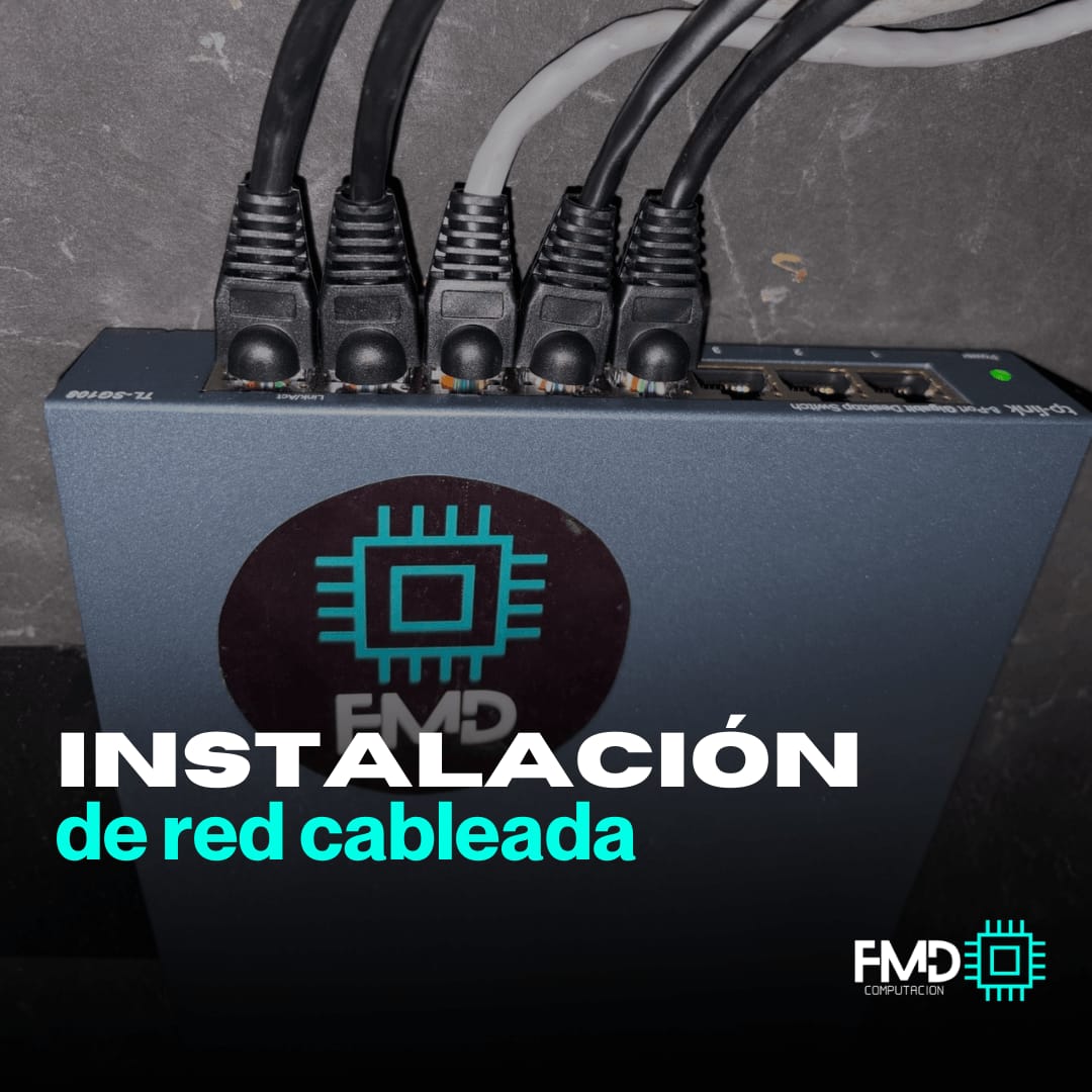 Instalación de red cableada